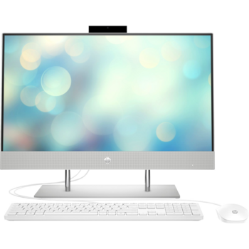 Моноблок HP 24-dp0051ur 23.8" Full HD Ryzen 5 4500U (2.3)/8Gb/SSD256Gb/RGr/CR/Free DOS 3.0/GbitEth/WiFi/BT/65W/клавиатура/мышь/Cam/серебристый 1920x1080