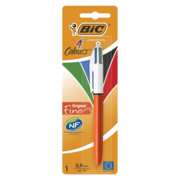 Ручка шариков. автоматическая Bic 4 Colours (802077) синий d=0.32мм ассор. черн. блистер (1шт) 4стерж.