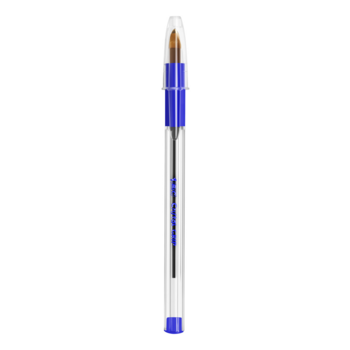 Ручка шариковая Bic CRISTAL GRIP (889985) 0.32мм прозрачный синие чернила коробка картонная