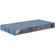 Коммутатор Hikvision DS-3E1326P-EI 24x100Мбит/с 2x1Гбит/с 2xКомбо(1000BASE-T/SFP) 24PoE+ 370W управляемый