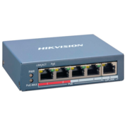 Коммутатор Hikvision DS-3E1105P-EI 5x100Mb 4PoE+ 60W управляемый