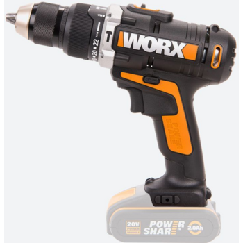 Дрель-шуруповерт ударная Worx WX372.9 аккум. патрон:быстрозажимной