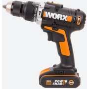 Дрель-шуруповерт ударная Worx WX372 аккум. патрон:быстрозажимной (кейс в комплекте)