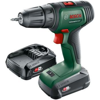 Дрель-шуруповерт Bosch UniversalDrill 18V аккум. патрон:быстрозажимной (кейс в комплекте) (06039D4002)