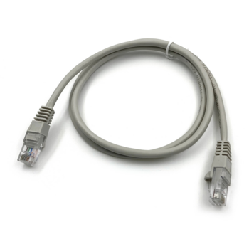 Патч-корд Buro UTP 4 пары cat5E CCA molded 1м серый RJ-45 (m)-RJ-45 (m)