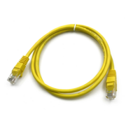 Патч-корд Buro UTP 4 пары cat5E CCA molded 1м желтый RJ-45 (m)-RJ-45 (m)