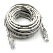 Патч-корд Buro UTP-5E-10M-G UTP 4 пары cat.5E CCA molded 10м серый RJ-45 (m)-RJ-45 (m)