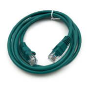 Патч-корд Buro UTP-5E-1,5M-GR UTP 4 пары cat.5E CCA molded 1.5м зеленый RJ-45 (m)-RJ-45 (m)