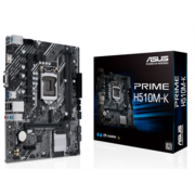 Материнская плата ASUS PRIME H510M-K, LGA1200, H510, 2*DDR4, 4*SATA, 1*M.2, 2*USB 3.2, 4*USB 2.0, 1*PCIx16, 1*PCIx1, D-Sub+HDMI, mATX; 90MB17N0-M0EAY0