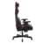 Кресло игровое Zombie VIKING TANK черный/оранжевый/белый искусственная кожа с подголов. крестовина металл