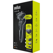 Бритва сетчатая Braun Series 5 50-W4650cs реж.эл.:3 питан.:аккум. черный