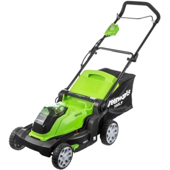 Greenworks Газонокосилка аккумуляторная Greenworks , 40V, G40LM41K6, 40 см, c 1хАКБ 6 А.ч и ЗУ [2504707UF]