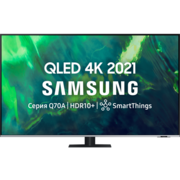 Телевизор ЖК 75" Samsung Телевизор ЖК 75" Samsung/ 75”, QLED, Smart TV,Wi-Fi, Voice, PQI 3400, HDR10+, DVB-T2/C/S2, 20W, OTS Lite, FreeSync Premium Pro, 4HDMI, 2USB, TITAN GRAY/SAND BLACK