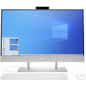 Моноблок HP 27-dp1000ur 27" Full HD i3 1115G4 (3) 4Gb SSD256Gb UHDG CR Windows 10 GbitEth WiFi BT 65W клавиатура мышь Cam серебристый 1920x1080