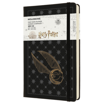 Ежедневник Moleskine ACADEMIC HARRY POTTER Large 130х210мм датир.18мес 592стр. черный