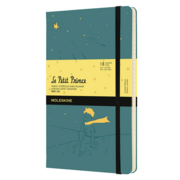 Еженедельник Moleskine ACADEMIC L`PETIT PRINCE WKNT Large 130х210мм датир.18мес 208стр. зеленый