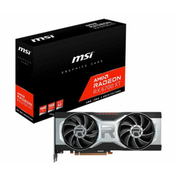 Видеокарта MSI PCI-E 4.0 RX 6700 XT 12G AMD Radeon RX 6700XT 12288Mb 192 GDDR6 2424/16000/HDMIx1/DPx3/HDCP Ret