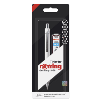 Карандаш механический Rotring TIKKY 1908349 0.7мм 2B (12гриф) запасные стержни белый