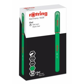 Ручка гелев. Rotring Gel (2114439) зеленый d=0.7мм