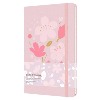 Блокнот Moleskine LIMITED EDITION SAKURA LESU04QP060 130х210мм обложка текстиль 240стр. линейка розовый