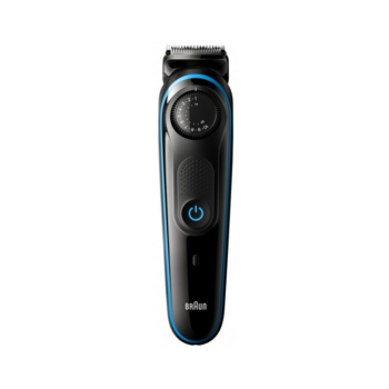 Триммер Braun BT3240 + Бритва Gillette + 1 кас черный/желтый (насадок в компл:2шт)