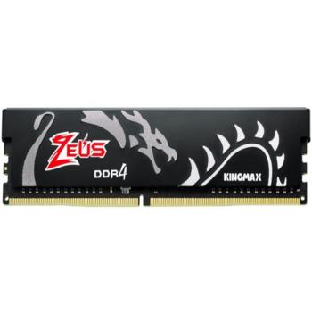 Память DDR4 8Gb 3200MHz Kingmax KM-LD4-3200-8GHS-B Zeus Dragon RTL Gaming PC4-25600 CL17 DIMM 288-pin 1.35В