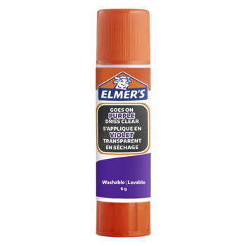 Клей-карандаш Elmers 2136613 6гр фиолетовый блистер цветной (исчезающий цвет) (упак.:3шт)