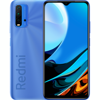 Смартфон Xiaomi Redmi 9T 64Gb 4Gb синий моноблок 3G 4G 2Sim 6.53" 1080x2340 Android 10 48Mpix 802.11 a/b/g/n/ac NFC GPS GSM900/1800 GSM1900 MP3 FM A-GPS microSD