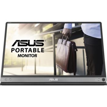 Монитор LCD 15.6” MB16ACM ASUS ZenScreen MB16ACM portable USB Monitor, 15.6”, FHD (1920x1080), IPS, 16:9, 250cd/㎡, 800:1, 5ms(GTG), 60Hz, USB-Cx1, Flicker Free, Blue Light Filter, Anti-glare surface, compatible with USB Type-A