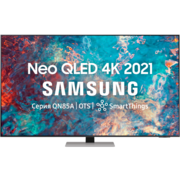 Телевизор ЖК 65" Samsung Телевизор ЖК 65" Samsung/ 65”, Neo QLED 4K, Smart TV,Wi-Fi, Voice, PQI 4300, HDR 24х, HDR10+, DVB-T2/C/S2, 2.2.2 CH, 60W, OTS, FreeSync Premium Pro, 4HDMI, 2USB, ECLIPSE/FROST SILVER