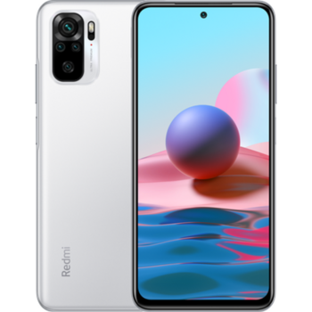 Смартфон Xiaomi Redmi Note 10S 64Gb 6Gb белая галька моноблок 3G 4G 2Sim 6.43" 1080x2400 Android 11 64Mpix 802.11 a/b/g/n/ac NFC GPS GSM900/1800 GSM1900 TouchSc Ptotect A-GPS microSD