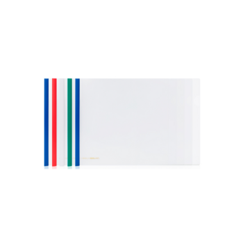 Папка скрепкошина Deli 63101 A4 полипропилен кор.9мм ассорти (упак.:5шт)