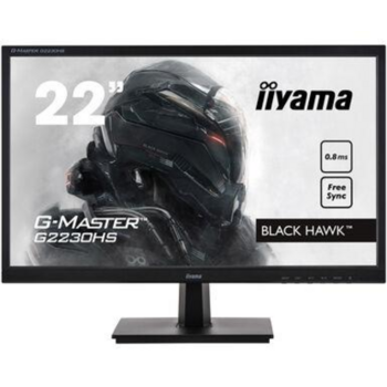 Монитор Iiyama 21.5" G-Master G2230HS-B1 черный TN LED 16:9 HDMI M/M матовая 250cd 170гр/160гр 1920x1080 D-Sub DisplayPort FHD 3.1кг