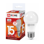 Лампа светодиодная Inhome LED-A60-VC 15Вт цок.:E27 груша 220B 6500K св.свеч.бел.хол. A60 (упак.:10шт)