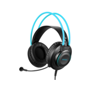 Наушники с микрофоном A4Tech Fstyler FH200i серый/синий 1.8м накладные оголовье (FH200I BLUE)