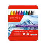 Масляная пастель Carandache Neocolor II 7500.310 круглые 10цв.д.8.65мм мет.кор.