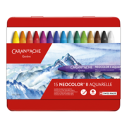 Масляная пастель Carandache Neocolor II 7500.315 круглые 15цв.д.8.65мм мет.кор.