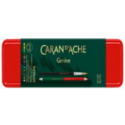 Карандаши цветные Carandache Bicolor CC0999.121 Prismalo шестигранные дерево d=2.95мм двухсторонний мет.кор. (12шт)