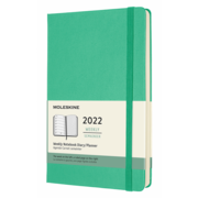 Еженедельник Moleskine CLASSIC WKNT Large 130х210мм 144стр. мятный