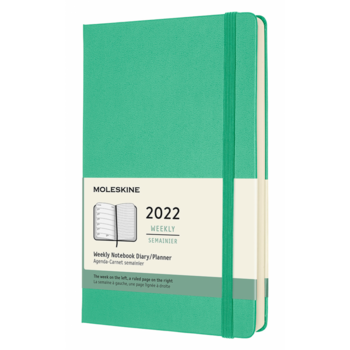 Еженедельник Moleskine CLASSIC WKNT Large 130х210мм 144стр. мятный