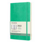 Еженедельник Moleskine CLASSIC WKLY Large 130х210мм 144стр. мятный