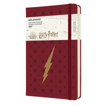 Ежедневник Moleskine LE HARRY POTTER Large 130х210мм 400стр. бордовый