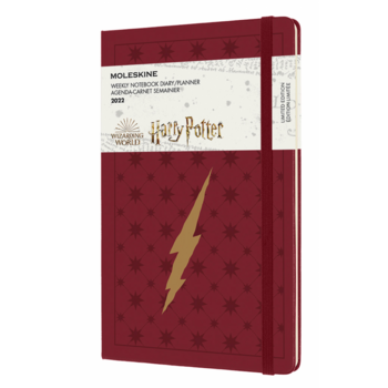 Еженедельник Moleskine LE HARRY POTTER WKNT Large 130х210мм 144стр. бордовый