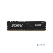 Память DDR4 16Gb 3600MHz Kingston KF436C18BB/16 Fury Beast Black RTL Gaming PC4-28800 CL18 DIMM 288-pin 1.35В single rank с радиатором Ret
