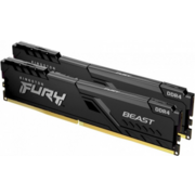 Память DDR4 2x8Gb 3600MHz Kingston KF436C17BBK2/16 Fury Beast RTL Gaming PC4-28800 CL17 DIMM 288-pin 1.35В kit single rank с радиатором Ret