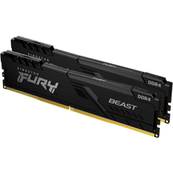 Память DDR4 2x16Gb 3600MHz Kingston KF436C18BBK2/32 Fury Beast Black RTL Gaming PC4-28800 CL18 DIMM 288-pin 1.35В single rank с радиатором Ret