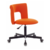 Кресло Бюрократ KF-1M оранжевый 26-29-1 крестовина металл черный