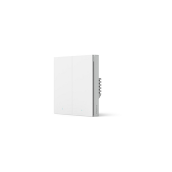 Умный выключатель Aqara Smart Wall Switch H1 EU двухклавишный белый (WS-EUK02)