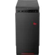 ПК IRU Home 313 MT i3 10100F (3.6)/4Gb/SSD240Gb/GT710 1Gb/Free DOS/GbitEth/400W/черный