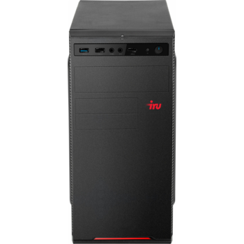 ПК IRU Home 313 MT i3 10100F (3.6)/4Gb/SSD240Gb/GT710 1Gb/Free DOS/GbitEth/400W/черный